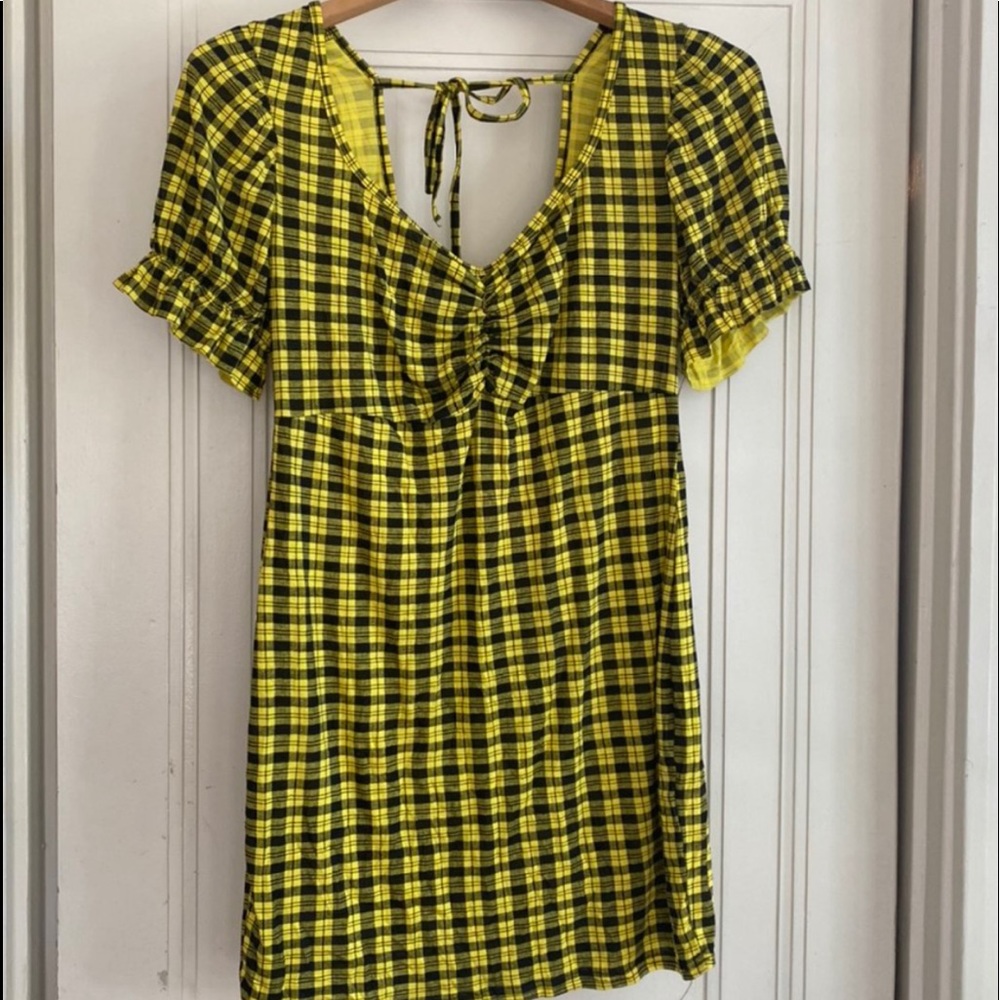 Clueless Costume 90’s yellow plaid dress Cher mini